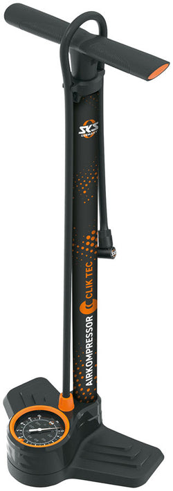 SKS Airkompressor ClikTek 10.0 Floor Pump - 144 PSI,  900mm Hose, 80mm Gauge MPN: 12151 Floor Pump Airkompressor ClikTek 10.0 Floor Pump