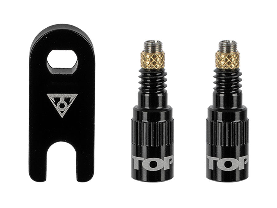 Topeak TurboFlow Valve Adapter Pair MPN: TFV-08 UPC: 883466043367 Valve Part TurboFlow Valve Adapter