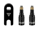 Topeak TurboFlow Valve Adapter Pair MPN: TFV-08 UPC: 883466043367 Valve Part TurboFlow Valve Adapter