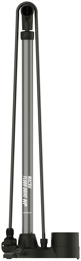 Lezyne Macro Floor Drive Pump - Gray - Floor Pump - Macro Floor Drive Floor Pump