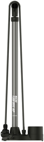 Lezyne Macro Floor Drive Pump - Gray - Floor Pump - Macro Floor Drive Floor Pump