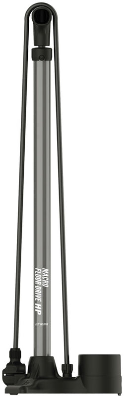 Lezyne Macro Floor Drive Pump - Gray - Floor Pump - Macro Floor Drive Floor Pump