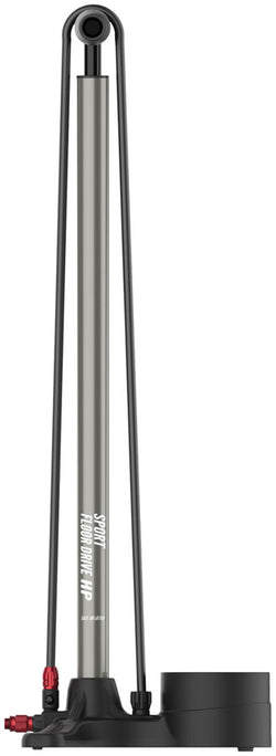 Lezyne Steel Floor Drive 3.5 Pump - Gray - Floor Pump - Steel Floor Drive Floor Pump