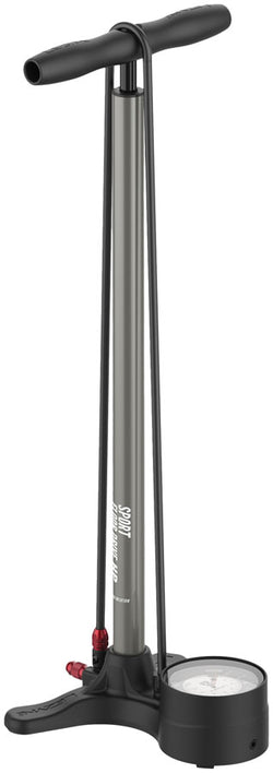 Lezyne Steel Floor Drive 3.5 Pump - Gray MPN: 1-FP-SFLDR-V731 Floor Pump Steel Floor Drive Floor Pump