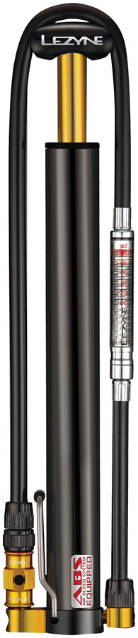 Lezyne Micro Floor Drive  HV Gauge Pump - Black MPN: 1-MP-MFDR-V204HVG Floor Pump Micro Floor Drive Frame Pump