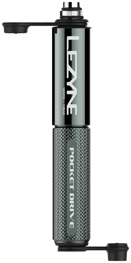 Lezyne Pocket Drive Pump - Lite Gray MPN: 1-MP-PKDR-V119 Frame Pump Pocket Drive Mini Pump