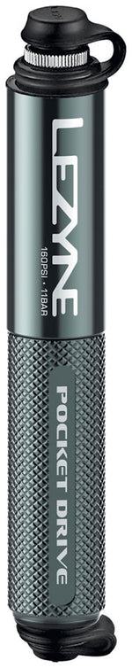 Lezyne Pocket Drive Pump - Lite Gray MPN: 1-MP-PKDR-V119 Frame Pump Pocket Drive Mini Pump