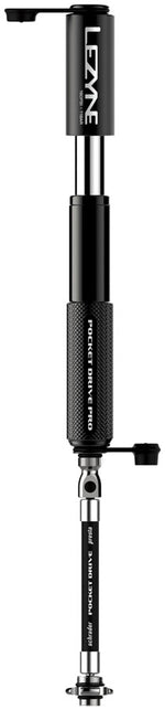 Lezyne Pocket Drive Pro HV Pump - Black - Frame Pump - Pocket Drive Pro HV Mini Pump