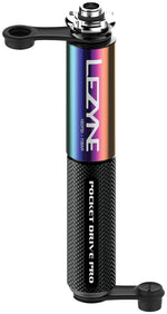 Lezyne Pocket Drive Pro Pump - Neo Metallic Black - Frame Pump - Pocket Drive Pro Frame Pump