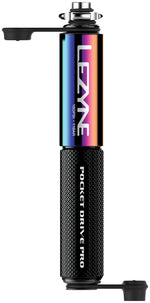 Lezyne Pocket Drive Pro Pump - Neo Metallic Black - Frame Pump - Pocket Drive Pro Frame Pump
