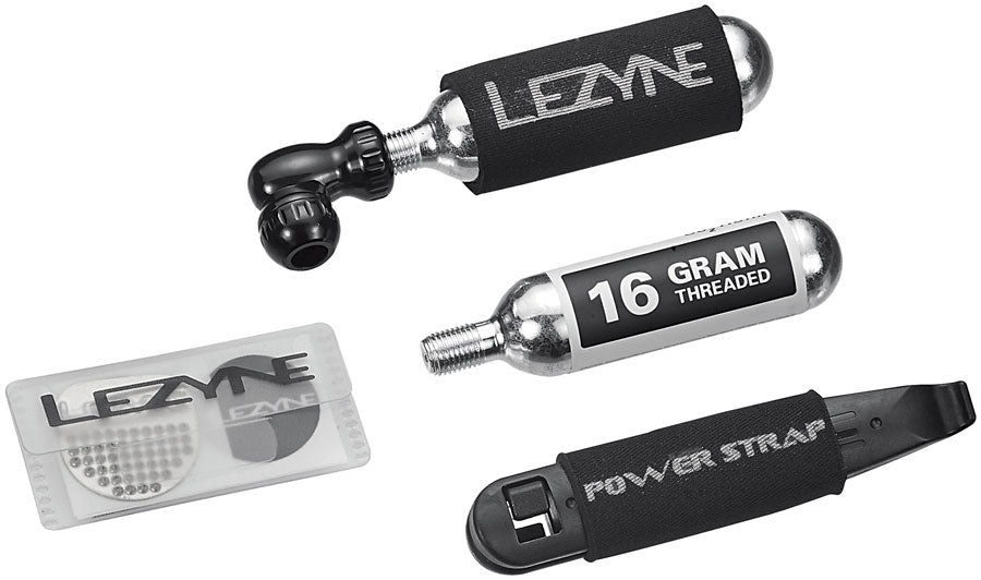 Lezyne Twin Drive CO2 Repair Combo MPN: 1-C2-REPAIRKIT-V104 CO2 and Pressurized Inflation Device Lezyne Twin Drive CO2 Repair Combo