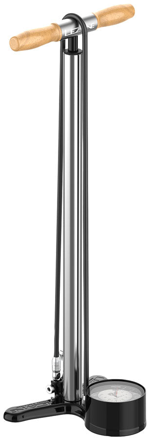 Lezyne Alloy Floor Drive 3.5 Floor Pump -  Presta Pro Chuck, 220psi, Gloss Silver MPN: 1-FP-AFLDR-V606 Floor Pump Alloy Floor Drive Floor Pump