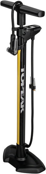 Topeak JoeBlow Pro Digital Floor Pump - 200psi / 13.8bar Digital Gauge, SmartHead DX3, Air Release Button, Black/Yellow MPN: TJB-PRO-DG UPC: 883466019249 Floor Pump JoeBlow Pro Digital Floor Pump