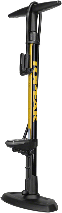 Topeak JoeBlow Sport Digital Floor Pump - 160psi / 11bar Digital Gauge, TwinHead DX5, Black/Yellow MPN: TJB-S6-DG UPC: 883466019256 Floor Pump JoeBlow Sport Digital Floor Pump