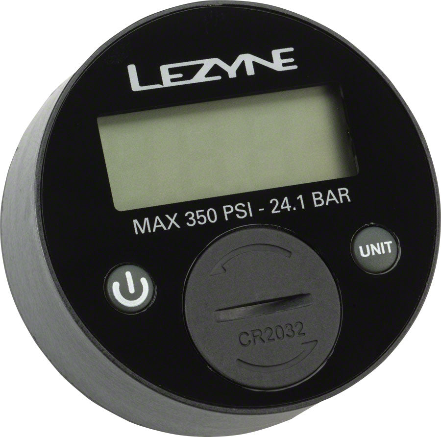 Lezyne 350psi Digital 2.5" Gauge for all floor pumps MPN: 1-RP-FLDGUE-V1350 Pump Part Pump Parts