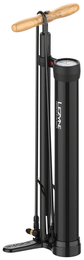 LEZYNE　PRESSURE OVER DRIVE BLACK　フロアポンプ Lezyne Pressure Overdrive Floor Pump: Black Floor Pump Color Black