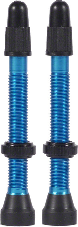 WTB Aluminum TCS Tubeless Valves: 46mm, Blue, Pair MPN: W095-0010 UPC: 714401950108 Tubeless Valves TCS Presta Valve