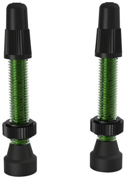 WTB Aluminum TCS Tubeless Valves: 34mm, Green, Pair MPN: W095-0049 UPC: 714401950498 Tubeless Valves TCS Presta Valve