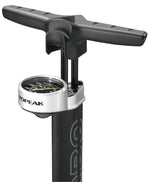 Topeak Joe Blow Twin Turbo Floor Pump SmartHead, Black - Floor Pump - JoeBlow Twin Turbo Floor Pump