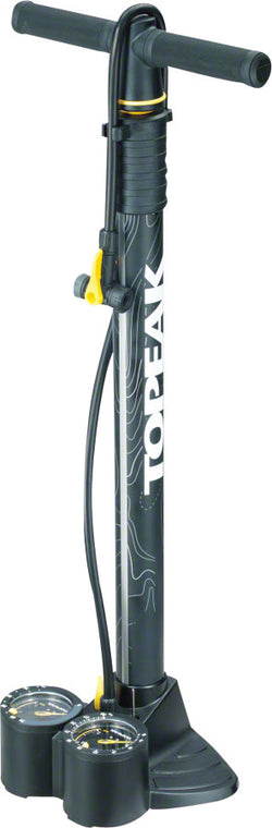 Topeak JoeBlow Dualie Floor Pump MPN: TJB-DUL UPC: 883466011014 Floor Pump JoeBlow Dualie Floor Pump