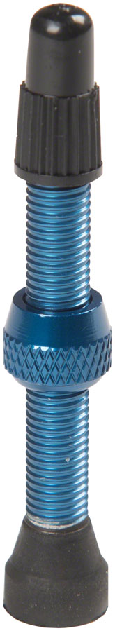 Stan's NoTubes Alloy Valve Stems - 44mm, Pair, Blue MPN: AS0180 UPC: 847746049852 Tubeless Valves Alloy Valve Stems