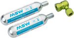 MSW Windstream Twist 20 Kit with two 20g CO2 Cartridges - CO2 and Pressurized Inflation Device - Windstream Twist Inflator