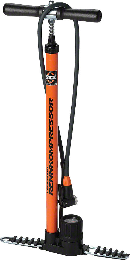 SKS Rennkompressor Floor Pump - Orange MPN: 10063 Floor Pump Rennkompressor Floor Pump