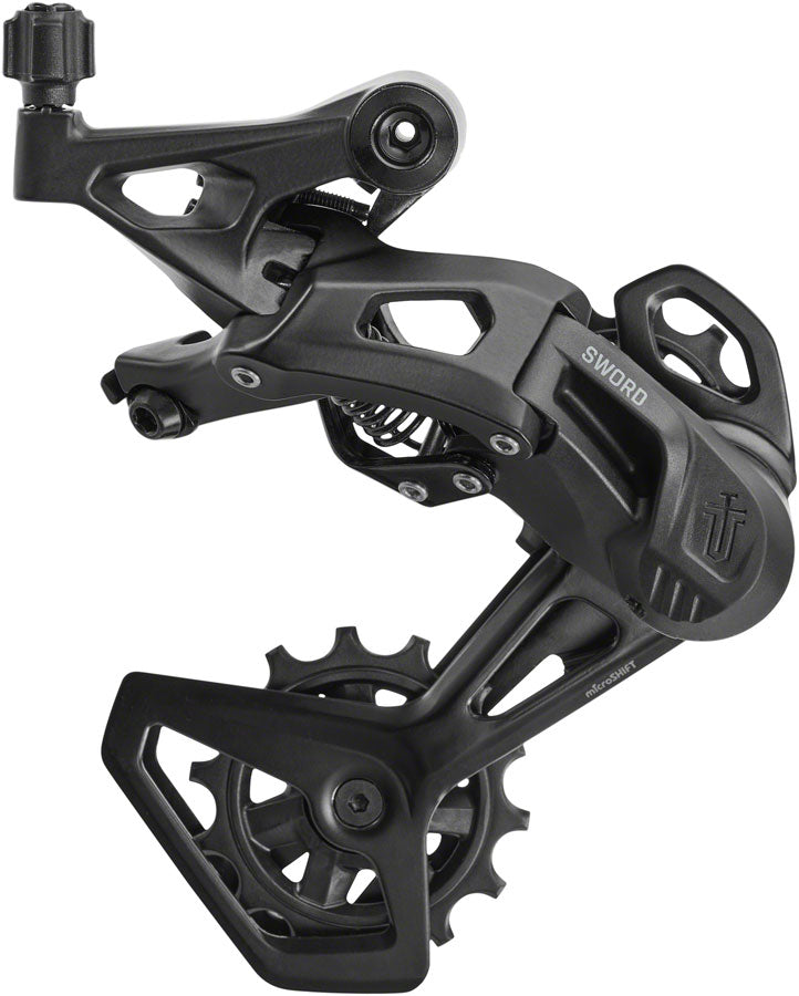 microSHIFT Sword Black 1x9-Speed Groupset - Includes Brake/Shifters, Rear Derailleur Medium Cage, 11-46t Cassette MPN: PK-G7900-46 UPC: 657993472422 Kit-In-A-Box Road Group Sword Black 1x9-Speed Groupset