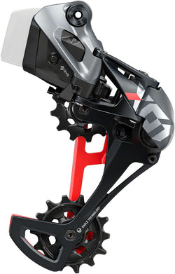 SRAM X01 Eagle AXS Rear Derailleur - 12-Speed, Long Cage, 52t Max, Battery Sold Separate, Black/Red MPN: 00.7518.126.002 UPC: 710845853524 Rear Derailleur X01 Eagle AXS Rear Derailleur