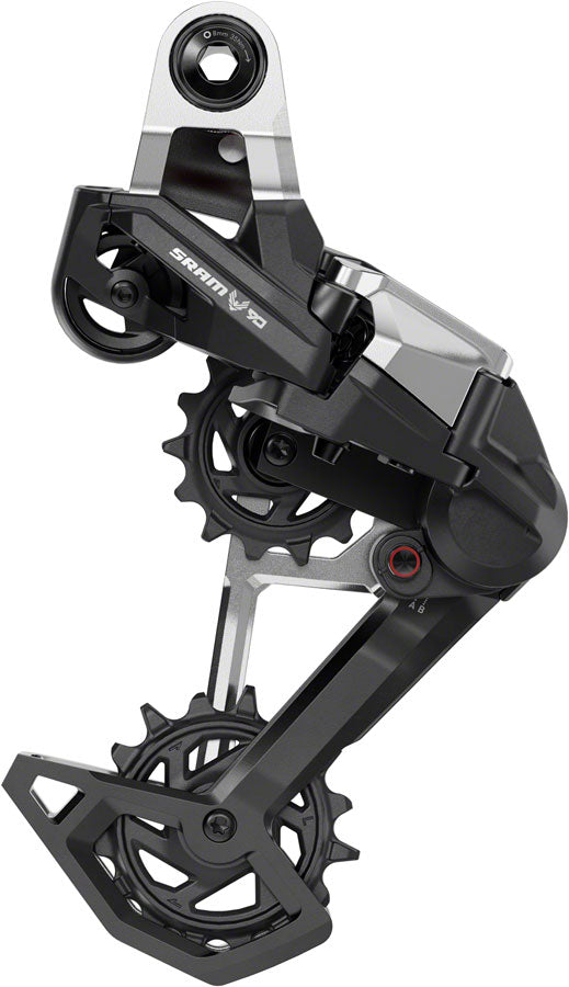 SRAM Eagle 90 T-Type Rear Derailleur - 12-Speed, Long Cage, 52t Max, Full Mount, Aluminum Cage, Black/Silver MPN: 00.7518.188.000 UPC: 710845905094 Rear Derailleur Eagle 90 T-Type Rear Derailleur