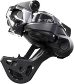 Shimano XTR RD-M9250-GS Di2 Wireless Rear Derailleur - 12-Speed, Medium Cage, Shadow ES, Black/Gray MPN: IRDM9250GSA UPC: 192790290577 Rear Derailleur XTR RD-M9250-GS Di2 12-Speed Wireless Rear Derailleur