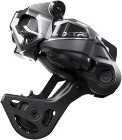 Shimano XTR RD-M9250-GS Di2 Wireless Rear Derailleur - 12-Speed, Medium Cage, Shadow ES, Black/Gray MPN: IRDM9250GSA UPC: 192790290577 Rear Derailleur XTR RD-M9250-GS Di2 12-Speed Wireless Rear Derailleur
