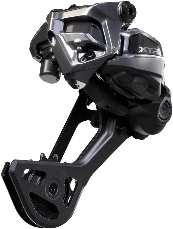 Shimano XTR RD-M9250-SGS-C Di2 Wireless Rear Derailleur - 12-Speed, Long Cage, Shadow ES, Black/Gray MPN: IRDM9250SGSC UPC: 192790748238 Rear Derailleur XTR RD-M9250-SGS Di2 12-Speed Wireless Rear Derailleur