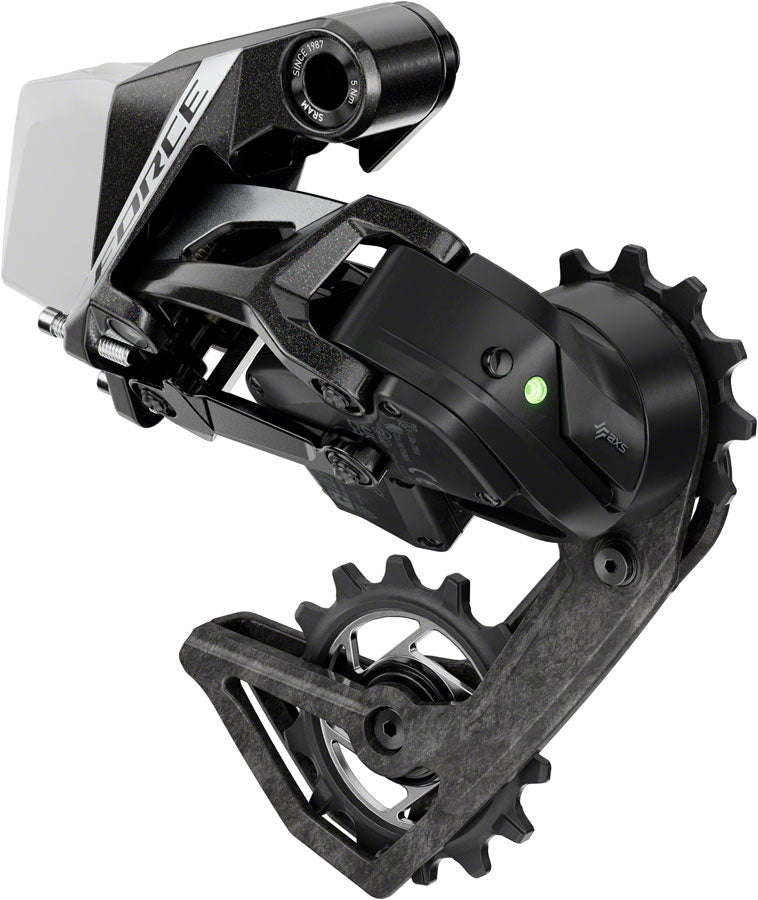 SRAM Force AXS Rear Derailleur - 12-Speed, 36t Max, (Battery Not Included), Carbon Cage, Black, E1 - Rear Derailleur - Force eTAP AXS Rear Derailleur E1