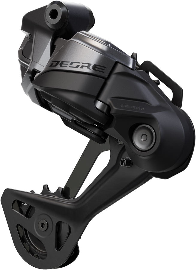 Shimano Deore RD-M6250-SGS Di2 Wireless Rear Derailleur - 12-Speed, Long Cage, Shadow ES, Black/Gray MPN: IRDM6250SGSA UPC: 192790748665 Rear Derailleur Deore RD-M6260 Di2 Wireless 12-Speed Rear Derailleur