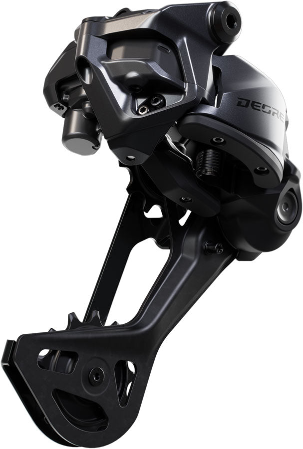 Shimano Deore RD-M6260-12 Di2 Rear Derailleur - 12-Speed, Long Cage, Shadow ES, Wired Power, For E-Bike Only, Black/Gray - Rear Derailleur - Deore RD-M6260-12 Di2 Wired Power 12-Speed E-MTB Rear Derailleur
