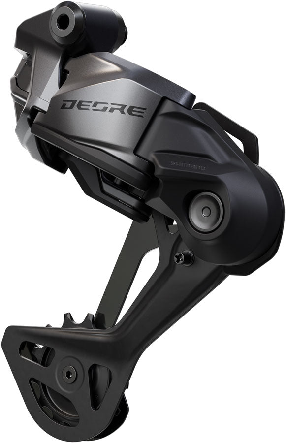 Shimano Deore RD-M6260-12 Di2 Rear Derailleur - 12-Speed, Long Cage, Shadow ES, Wired Power, For E-Bike Only, Black/Gray MPN: IRDM626012A UPC: 192790748689 Rear Derailleur Deore RD-M6260-12 Di2 Wired Power 12-Speed E-MTB Rear Derailleur