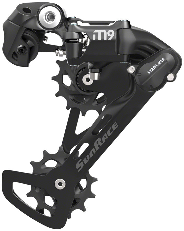 SunRace M900 Rear Derailleur - 9-Speed, Medium Cage, Black Rear