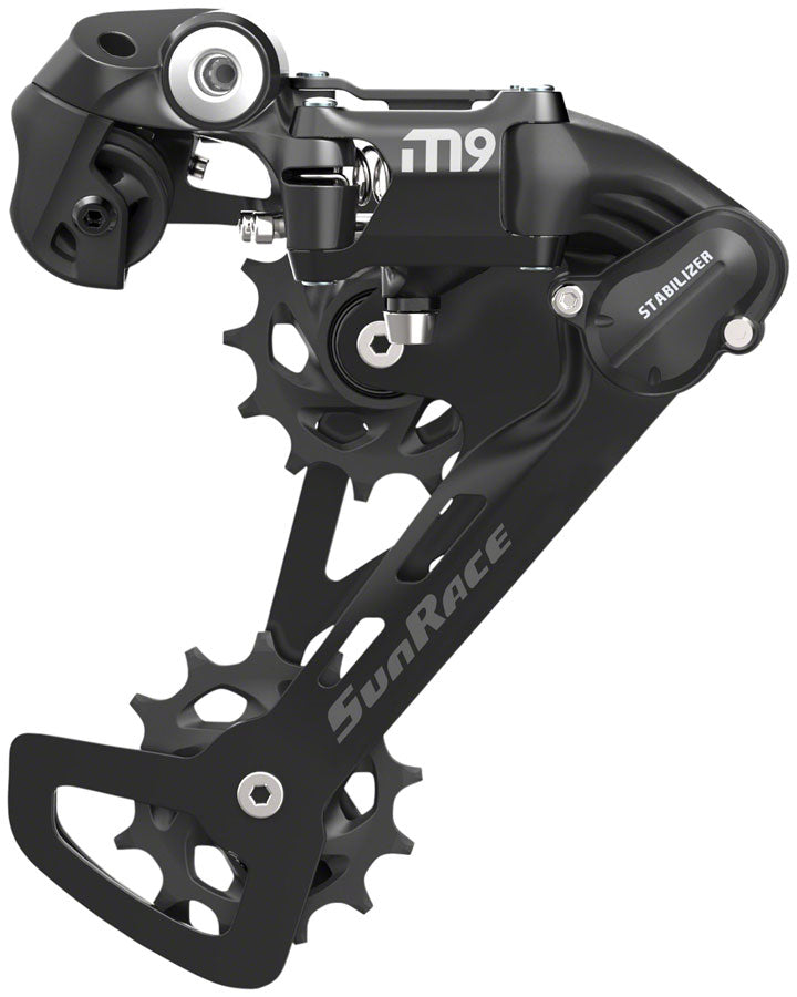 SunRace M900 Rear Derailleur - 9-Speed, Medium Cage, Black