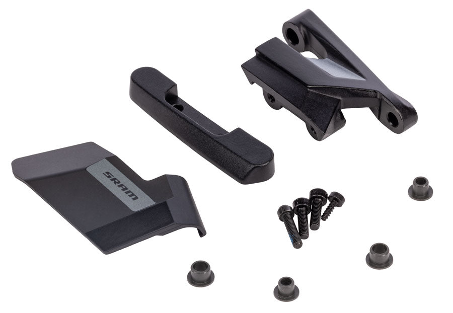 SRAM Rival XPLR AXS Rear Derailleur Cover Kit - Upper and Lower Outer Link with Bushings, Includes Bolts, E1 MPN: 11.7518.116.007 UPC: 710845924552 Miscellaneous Rear Derailleur Part Force/Rival XPLR T-Type AXS Rear Derailleur Cover Kit