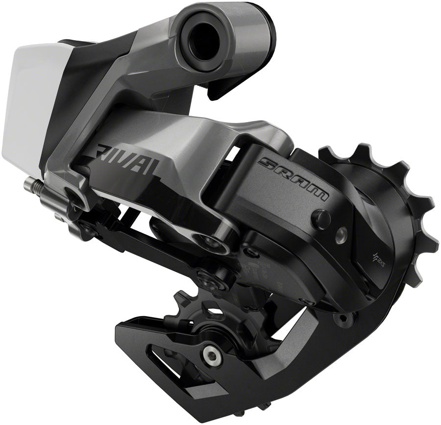 SRAM Rival eTap AXS Rear Derailleur 12 Speed Medium Cage Battery Worldwide Cyclery