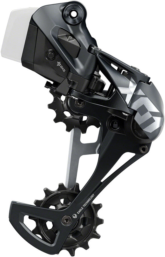 SRAM X01 Eagle AXS Rear Derailleur - 12-Speed, Long Cage, 52t Max, Battery Sold Separate, Lunar MPN: 00.7518.126.001 UPC: 710845853517 Rear Derailleur X01 Eagle AXS Rear Derailleur