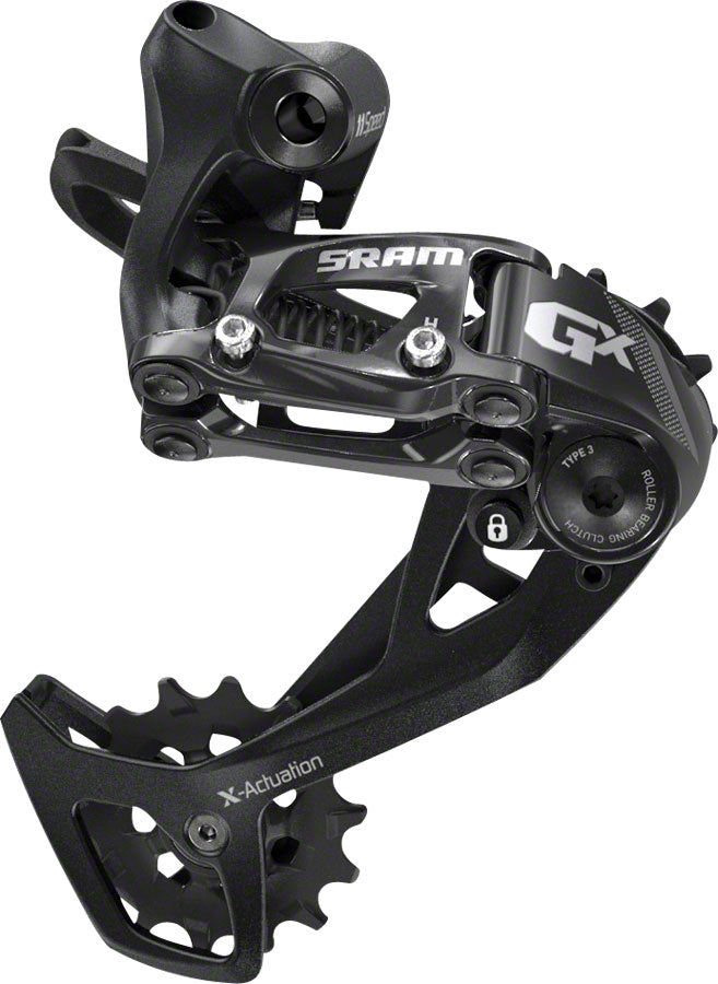 SRAM GX Rear Derailleur - 11 Speed, Long Cage, Black, 2x, With Clutch MPN: 00.7518.082.000 UPC: 710845771859 Rear Derailleur GX 11-Speed Rear Derailleur