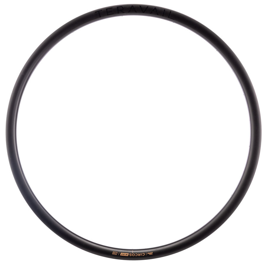 Teravail Circos Wide Gravel Rim - Front, 32", Disc, Matte Carbon, 28H - Rims - Circos Wide 32" Gravel Rim