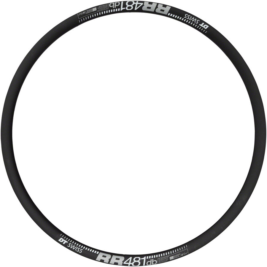 DT Swiss RR 481 Rim - 700, Disc, Black, 24H - Rims - RR 481 Rim