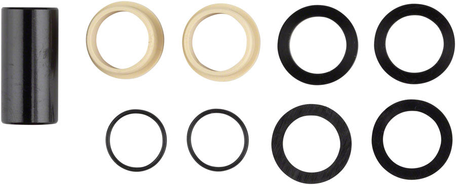 FOX Mounting Hardware - 9 Piece, AL, 6mm x 25.91/1.020 MPN: 803-03-264 UPC: 821973390352 Rear Shock Mount Kit 9-Piece Alloy Mounting Hardware Kit