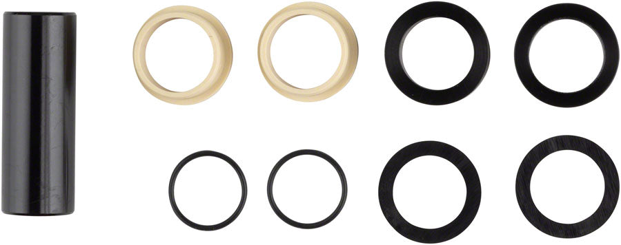 FOX Mounting Hardware - 9 Piece, AL, 8mm x 37.59/1.480 MPN: 803-03-299 UPC: 821973391052 Rear Shock Mount Kit 9-Piece Alloy Mounting Hardware Kit