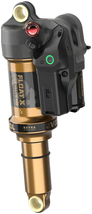 FOX FLOAT X Live Valve Neo Factory Rear Shock - Metric, 230 x 65 mm, Live Valve, EVOL LV, Kashima Coat