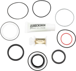 RockShox Rear Shock Service Kit - 50 Hour, ThruShaft (2021-2024), Nude/Bold (2022+), Deluxe/Super Deluxe (2023+) MPN: 00.4318.037.019 UPC: 710845920769 Rear Shock Service Kits Rear Shock Basic Service Kits