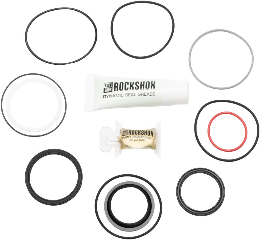 RockShox Rear Shock Service Kit - 50 Hour, ThruShaft (2021-2024), Nude/Bold (2022+), Deluxe/Super Deluxe (2023+)